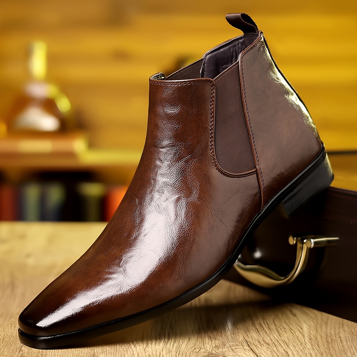 Botki Chelsea, skórzane botki, – Men Formal Wear With Boots recenzja i cena
