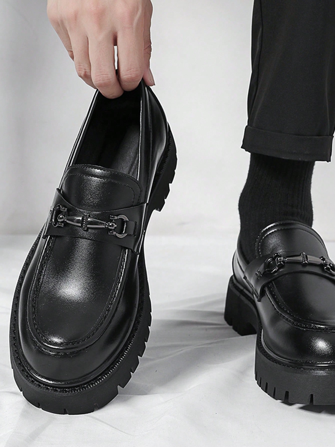 Męskie mokasyny w brytyjskim s – Formal Men Daily Wear Footwear recenzja i cena