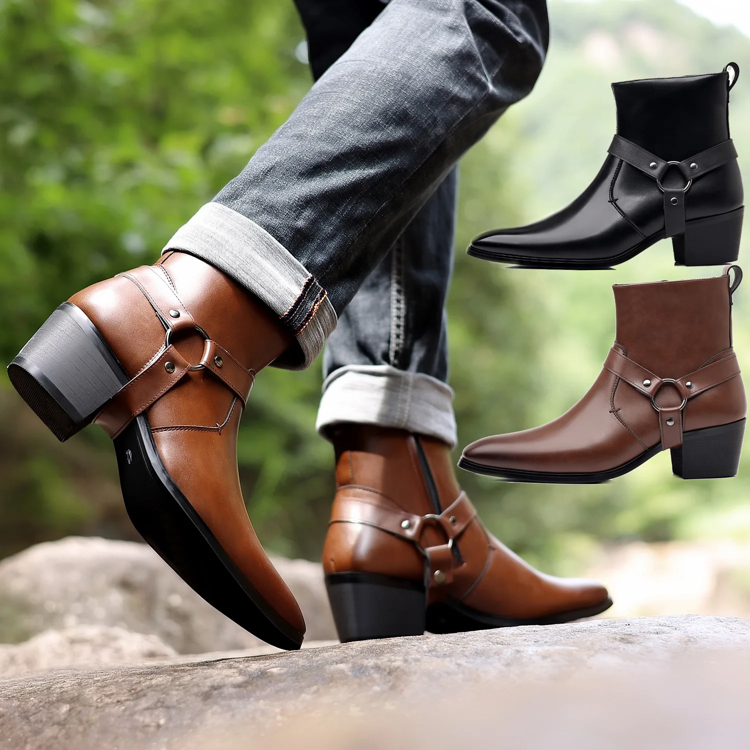 Klasyczne zachodnie kowbojskie – Men Formal Wear With Boots recenzja i cena