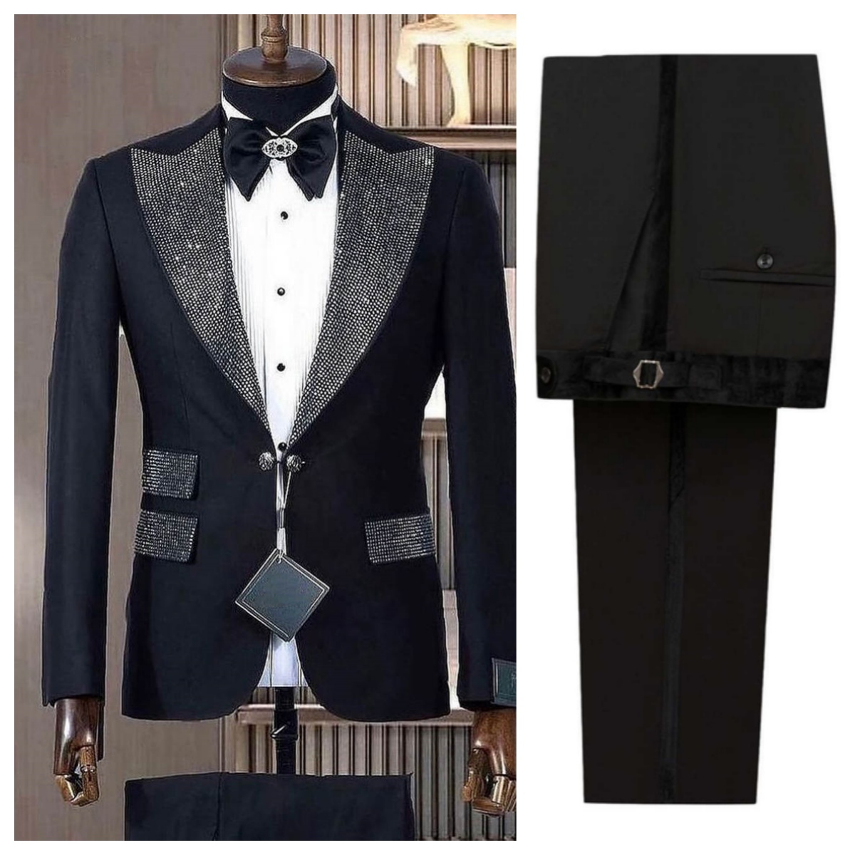 Eleganckie smokingi męskie z k – Men Formal Wear Modern recenzja i cena